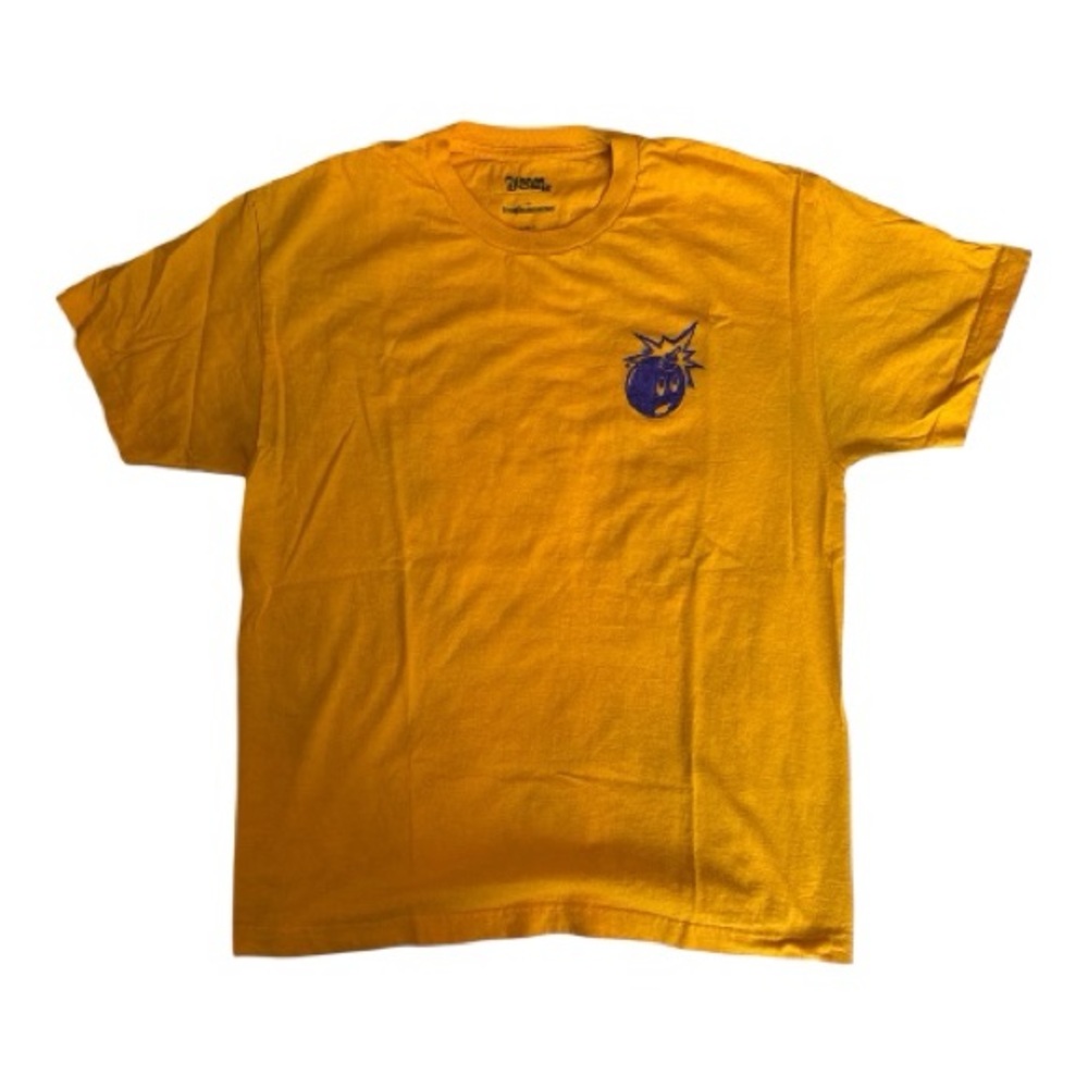 The Hundreds Golden Tee with Navy Emblem